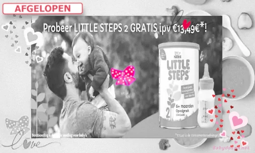 Gratis opvolgmelk Little Steps